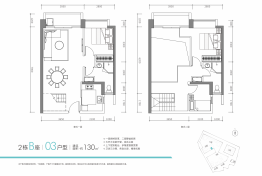 正东名苑3室2厅1厨2卫建面130.00㎡