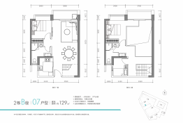 正东名苑3室2厅1厨2卫建面129.00㎡