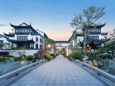 西太湖中式园林风格绿城江南里 叠墅下叠毛坯大院子随时看房