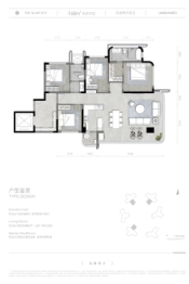 新绿启境4室2厅1厨2卫建面160.00㎡