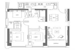 和昌凌云阁3室2厅1厨2卫建面143.00㎡