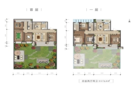 宏程·云棠4室2厅1厨2卫建面164.00㎡