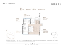 经开绿城·柳岸春晓4室2厅1厨2卫建面140.00㎡