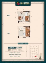 融投国际3室2厅1厨2卫建面91.04㎡