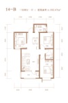 14-B户型建面约102.47㎡