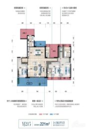 昌宁碧桂园3室2厅1厨2卫建面221.00㎡