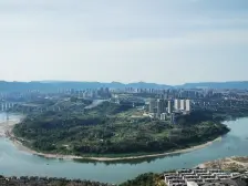 大平层高区视野开阔看江 横厅全落地窗 装修保持95新