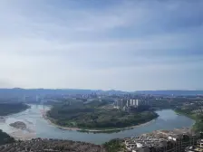 嘉陵江天大横厅,户型通透,采光充足