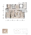 二期建面约155㎡户型