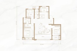 世园里3室2厅1厨2卫建面143.00㎡