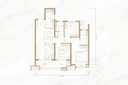 世园里3室2厅1厨2卫建面106.00㎡