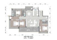 5栋户型01单元 建面189平