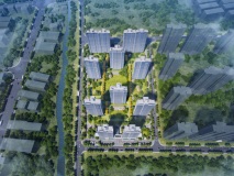 台州城投·春熙云和项目鸟瞰效果图
