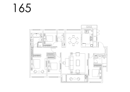 碧云澧悦4室2厅1厨3卫建面165.00㎡