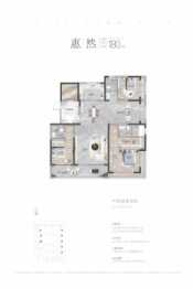 国城新乡人才社区3室3厅1厨3卫建面180.00㎡