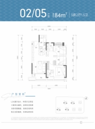 中粮悦章·凤凰里3室2厅1厨1卫建面84.00㎡