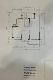 新鸥鹏文教城牛津公馆3室2厅1厨1卫建面100.82㎡