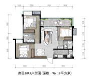 中铁城 颐湖题院A1