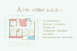 新鸥鹏教育城4室2厅1厨2卫建面138.00㎡