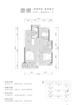 4号楼建面约84平户型