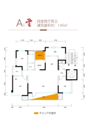 西江悦3室2厅1厨1卫建面120.00㎡