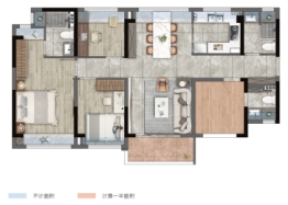 泰丰千语庭4室2厅1厨3卫建面108.00㎡