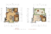 一期152平户型
