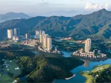 星河山海半岛别墅,大花园,温泉,高尔夫场,精装修拎包入住