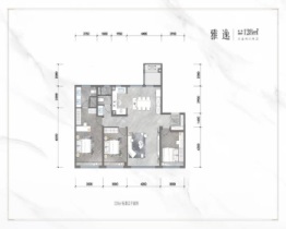 龙湖·海河砚熙台3室2厅1厨2卫建面128.00㎡