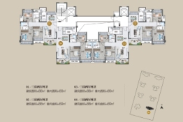 星樾荟花园3室2厅1厨2卫建面88.00㎡