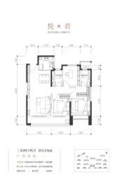 中建悦庐3室2厅1厨2卫建面114.00㎡