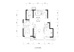 南湾壹号3室2厅1厨2卫建面101.00㎡