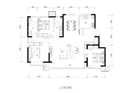 南湾壹号3室2厅1厨2卫建面140.00㎡