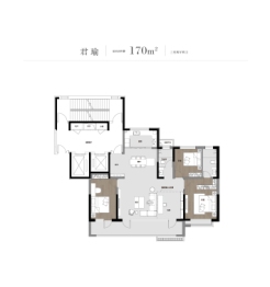 君奕府3室2厅1厨2卫建面170.00㎡