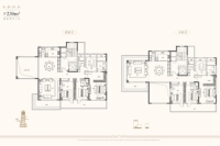 230平米户型