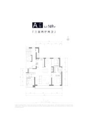 滨河润府3室2厅2卫建面169.00㎡