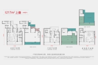 217平米上叠户型