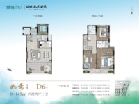 145㎡空院如意D6户型