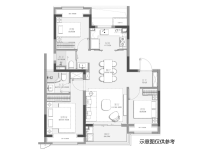 中铁·峯汇里建筑面积约99㎡