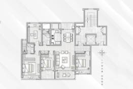 中信泰富锦麟世纪4室2厅1厨2卫建面143.00㎡