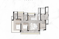 3#03单元建面约132㎡户型