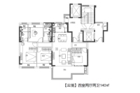 云境140平米户型