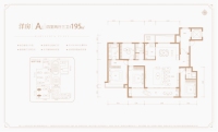洋房A户型195㎡