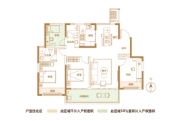 高新·和锦瞻云4室2厅1厨2卫建面135.00㎡