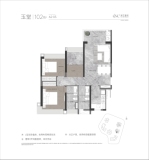 方圆美林·滨江壹号A2-03建面102平户型