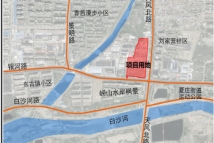 鑫江夏庄街道银河路北地块区位图