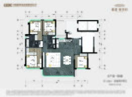 能建锦誉府4室2厅1厨2卫建面143.00㎡