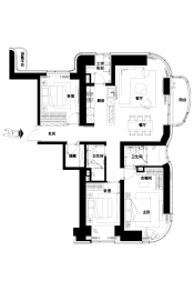 世纪前滩·天汇3室2厅1厨2卫建面162.00㎡