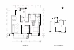 万科美的翡翠云台3室2厅1厨2卫建面112.00㎡