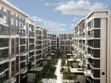 西区退台式顶跃带大露台,小区环境优美,前后中庭